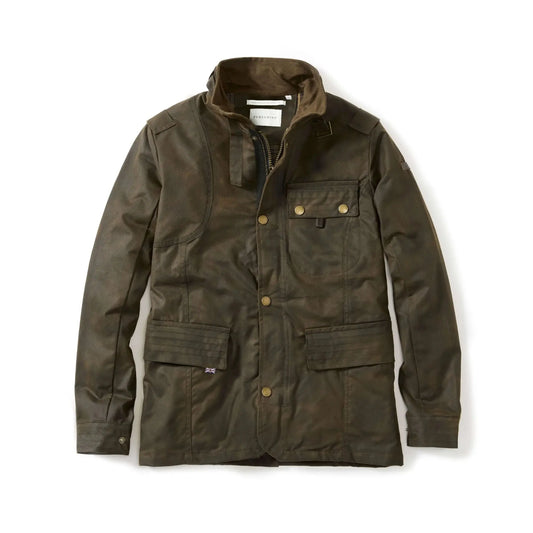 Buy Peregrine Bexley Brown Wax Jacket | Bomber Jacketss at Woven Durham
