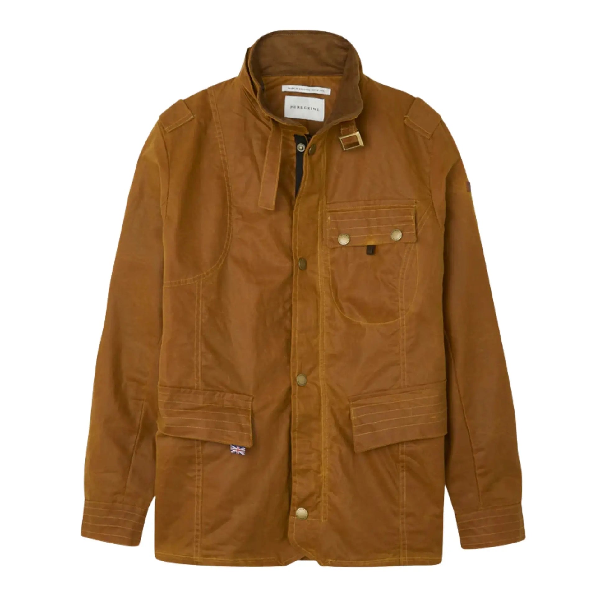 Buy Peregrine Bexley Mustard Wax Jacket | Bomber Jacketss at Woven Durham