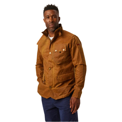 Buy Peregrine Bexley Mustard Wax Jacket | Bomber Jacketss at Woven Durham