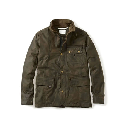 Buy Peregrine Bexley Wax Jacket - Brown | Bomber Jacketss at Woven Durham
