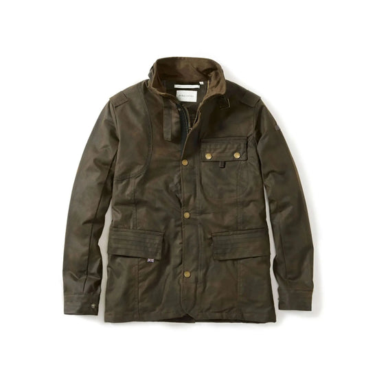 Buy Peregrine Bexley Wax Jacket - Brown | Bomber Jacketss at Woven Durham