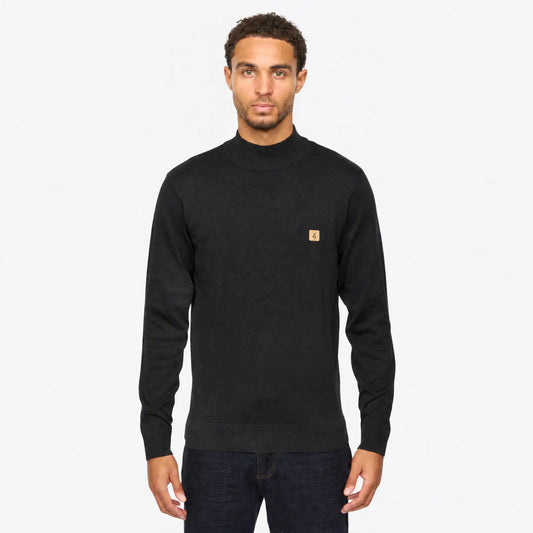 Buy Gabicci Vintage Black Duke Turtle Neck Jumper | Turtle-Neck Jumpers at Woven Durham