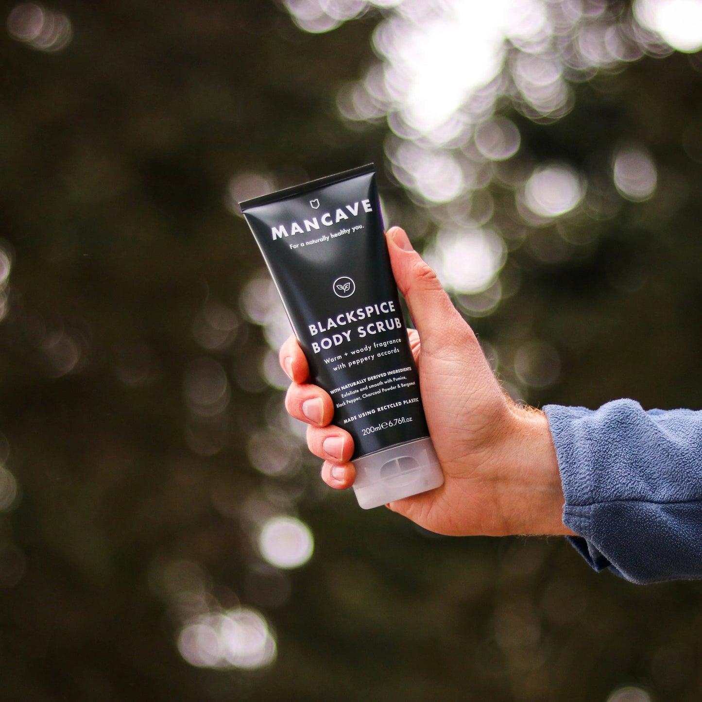 Buy ManCave Blackspice Body Scrub 200ml: 200ml | s at Woven Durham