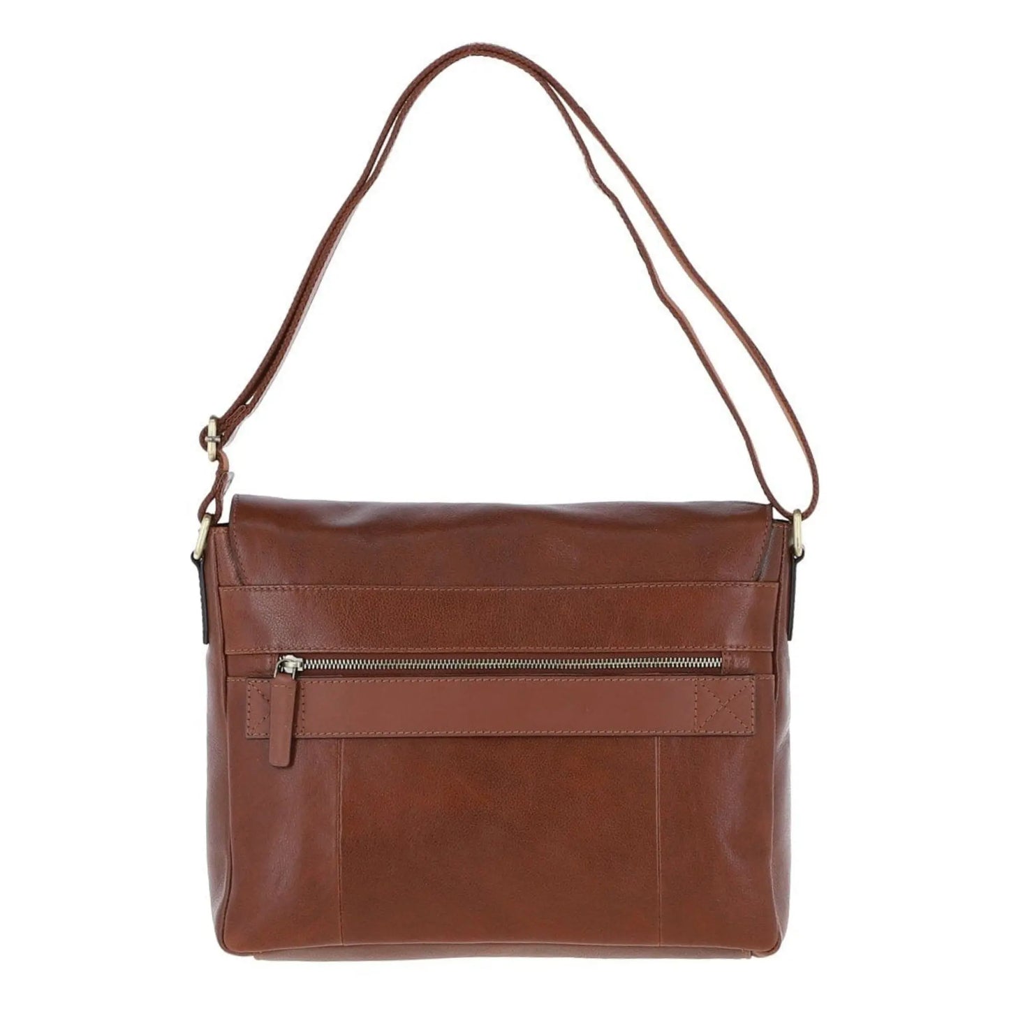 Buy Gabicci Vintage Blake Leather Laptop Bag - Brown | Wash Bags at Woven Durham