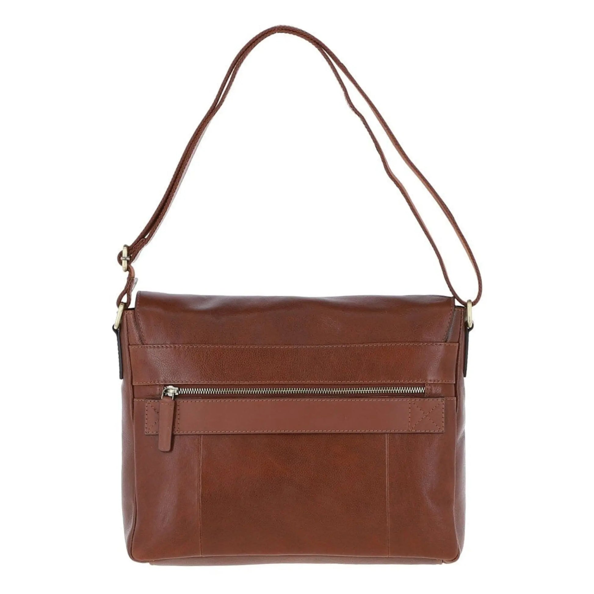 Buy Gabicci Vintage Blake Leather Laptop Bag - Brown | Wash Bags at Woven Durham