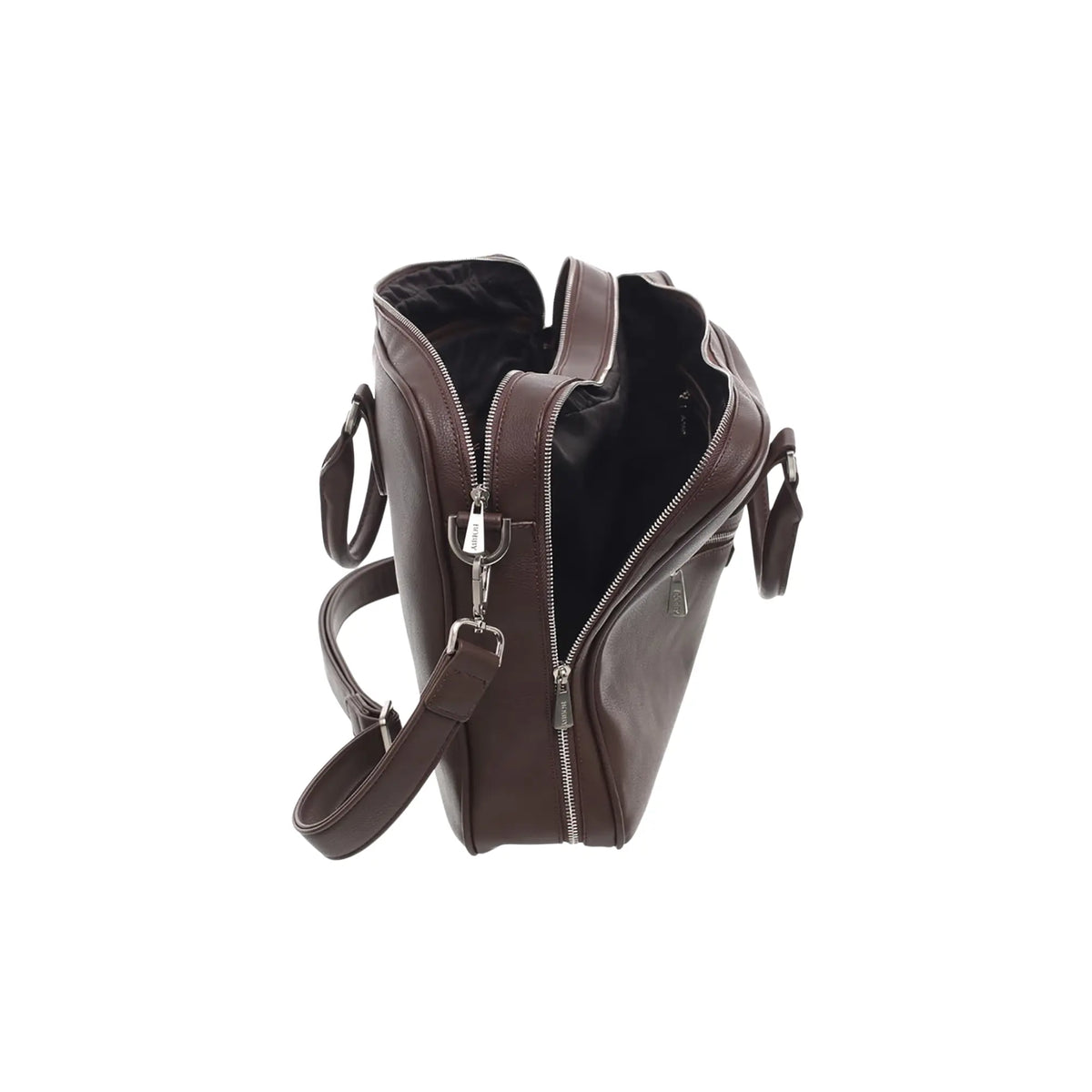 Buy Bessie London Bobby Coffee Soft Briefcase | Briefcases at Woven Durham