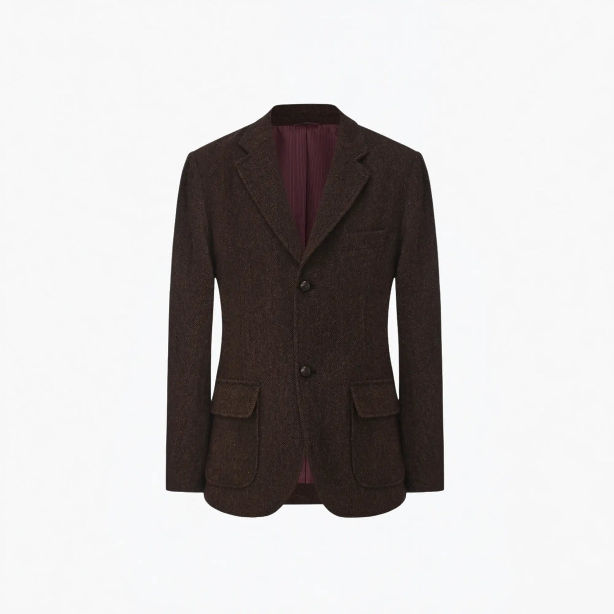Buy Guards London Brown Lawrence Tweed Heritage Wool Blazer | Mac's & Trench Coatss at Woven Durham