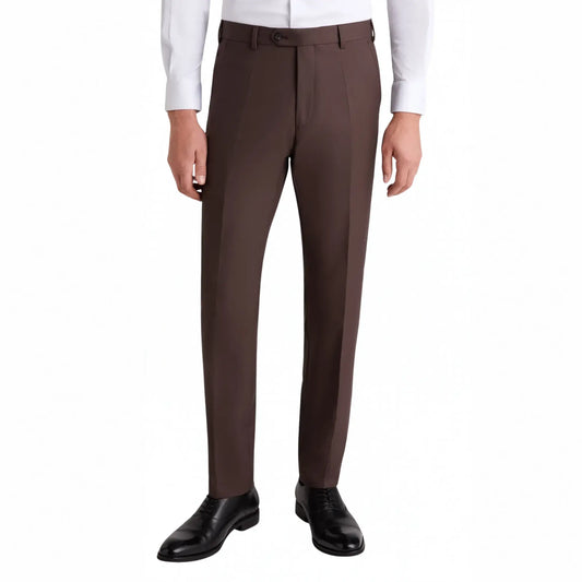 Buy Remus Uomo Brown Massa Suit Trouser | Suit Trouserss at Woven Durham
