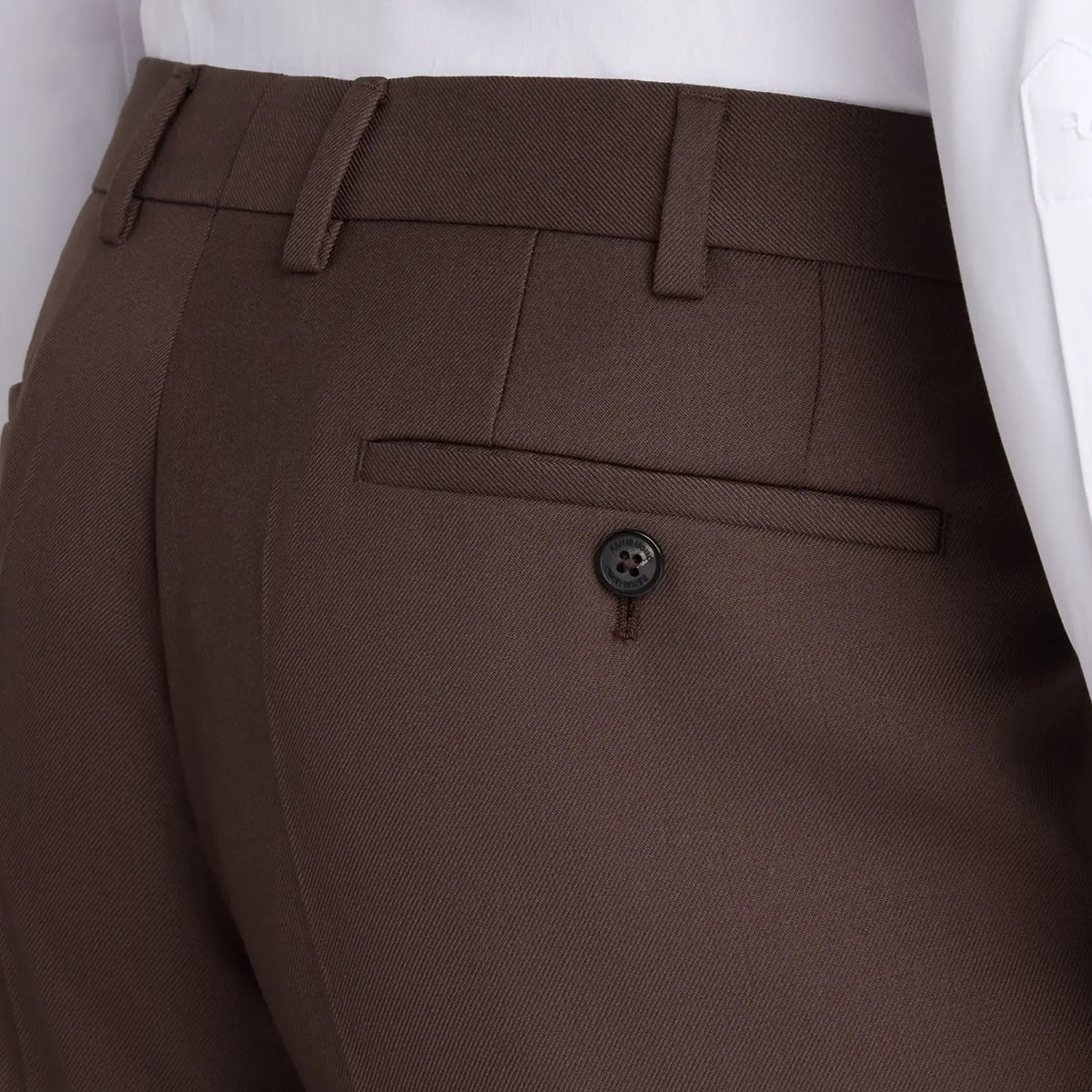 Buy Remus Uomo Brown Massa Suit Trouser | Suit Trouserss at Woven Durham
