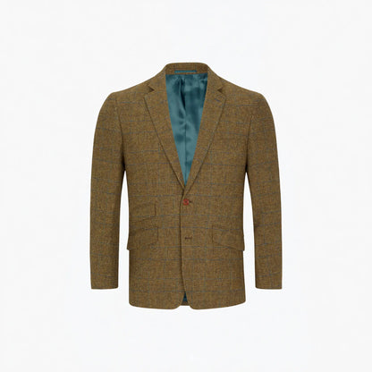 Buy Douglas & Grahame Brown Prince of Wales Check Cotswold Blazer | Overcoatss at Woven Durham