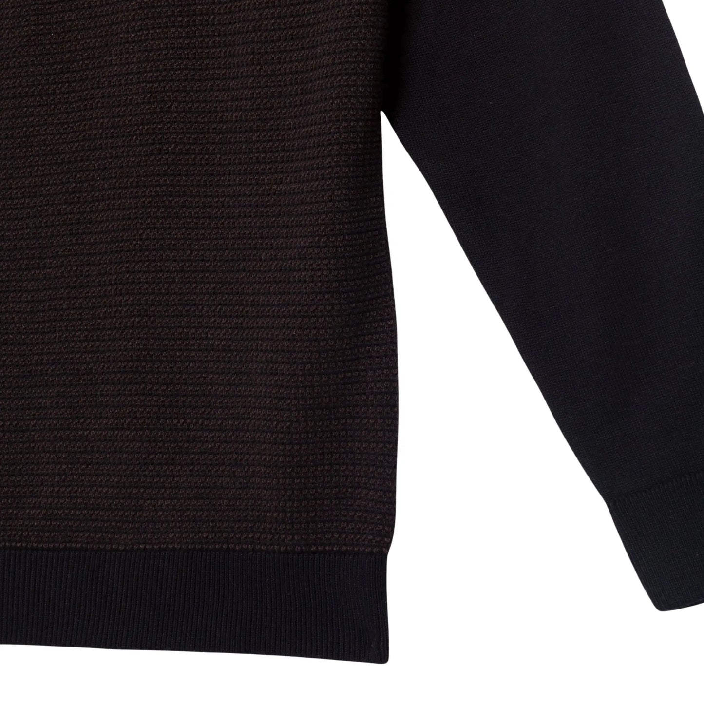 Buy Guide London Long-Sleeve Polo - Black/Brown (Copy) | Long-Sleeved Polo Shirtss at Woven Durham