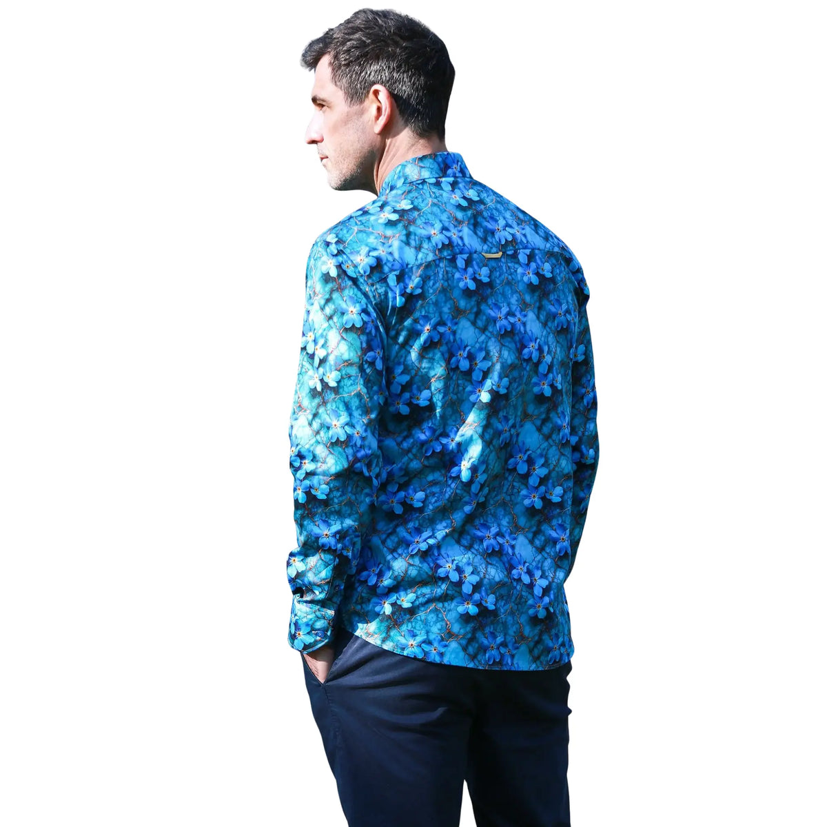 Buy Claudio Lugli Cerebral Bloom Print Long Sleeve Shirt | Long-Sleeved Shirtss at Woven Durham
