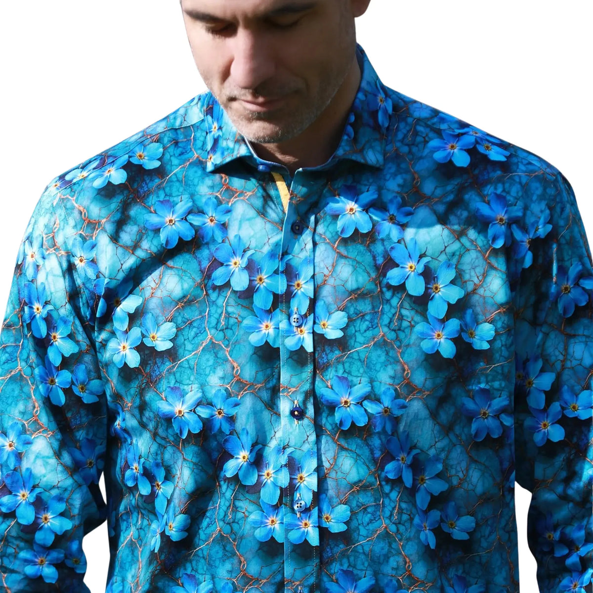 Buy Claudio Lugli Cerebral Bloom Print Long Sleeve Shirt | Long-Sleeved Shirtss at Woven Durham