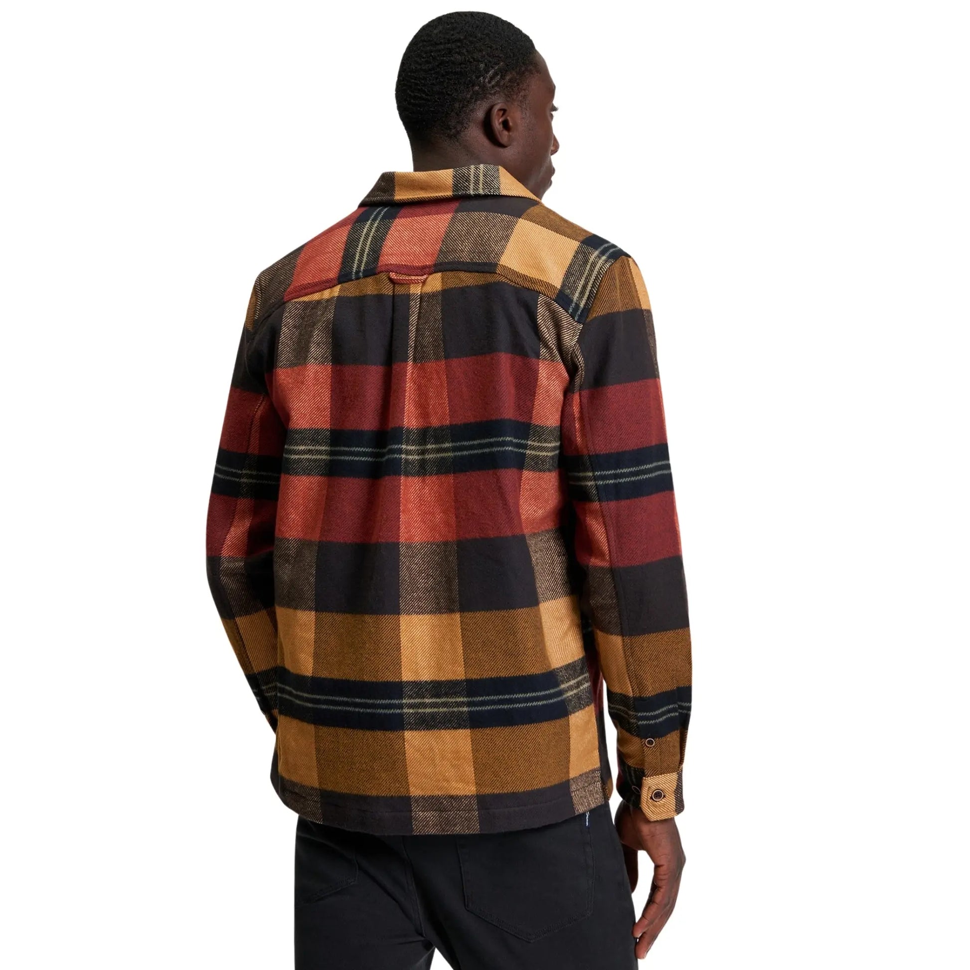 Buy Ben Sherman Check Overshirt in Burnt Orange | Overshirtss at Woven Durham