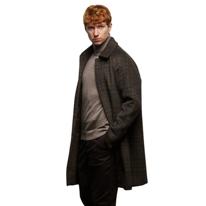 Buy Guards London Coldstream Check Overcoat - Brown | Coatss at Woven Durham