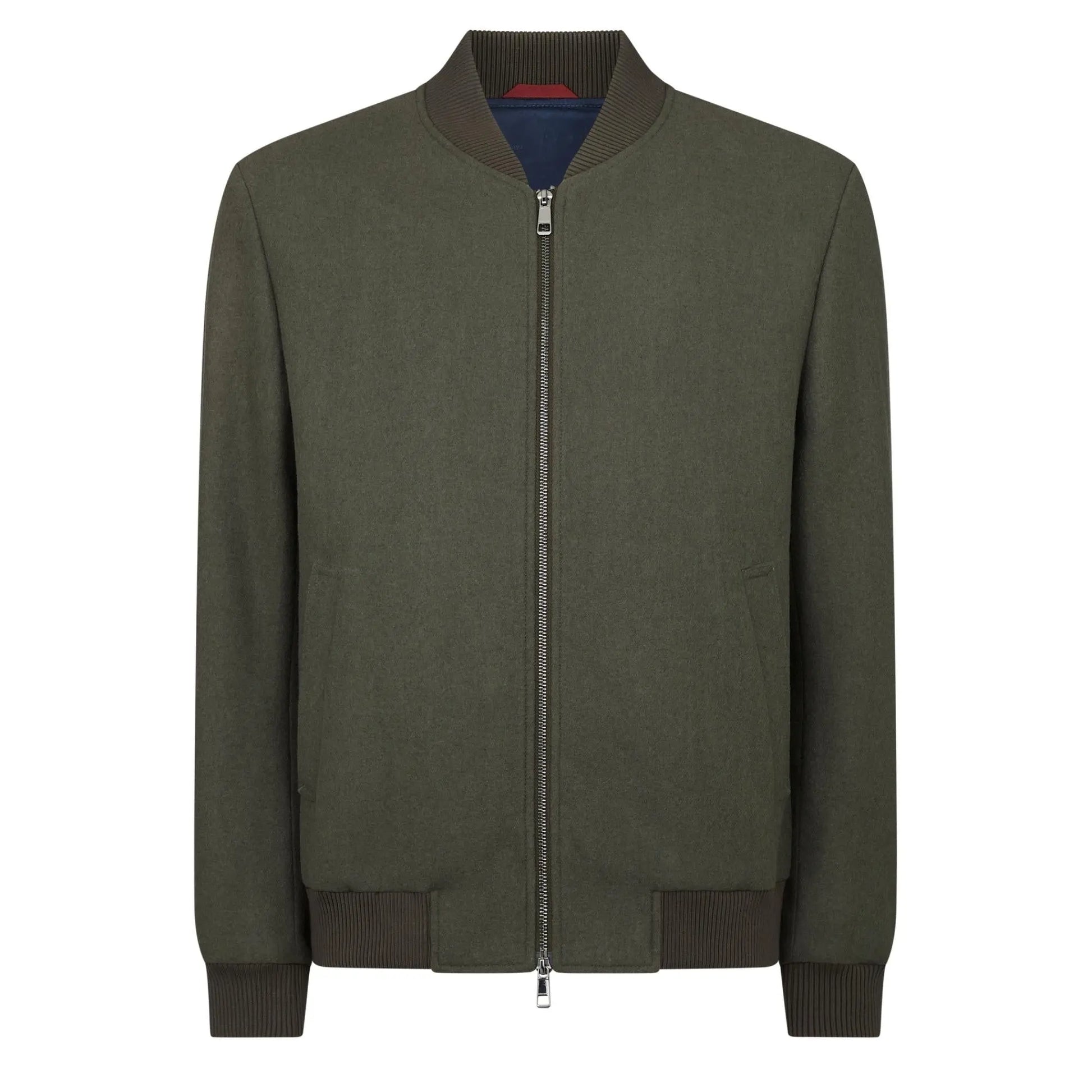 Buy Remus Uomo Colter Coat - Green | Bomber Jacketss at Woven Durham