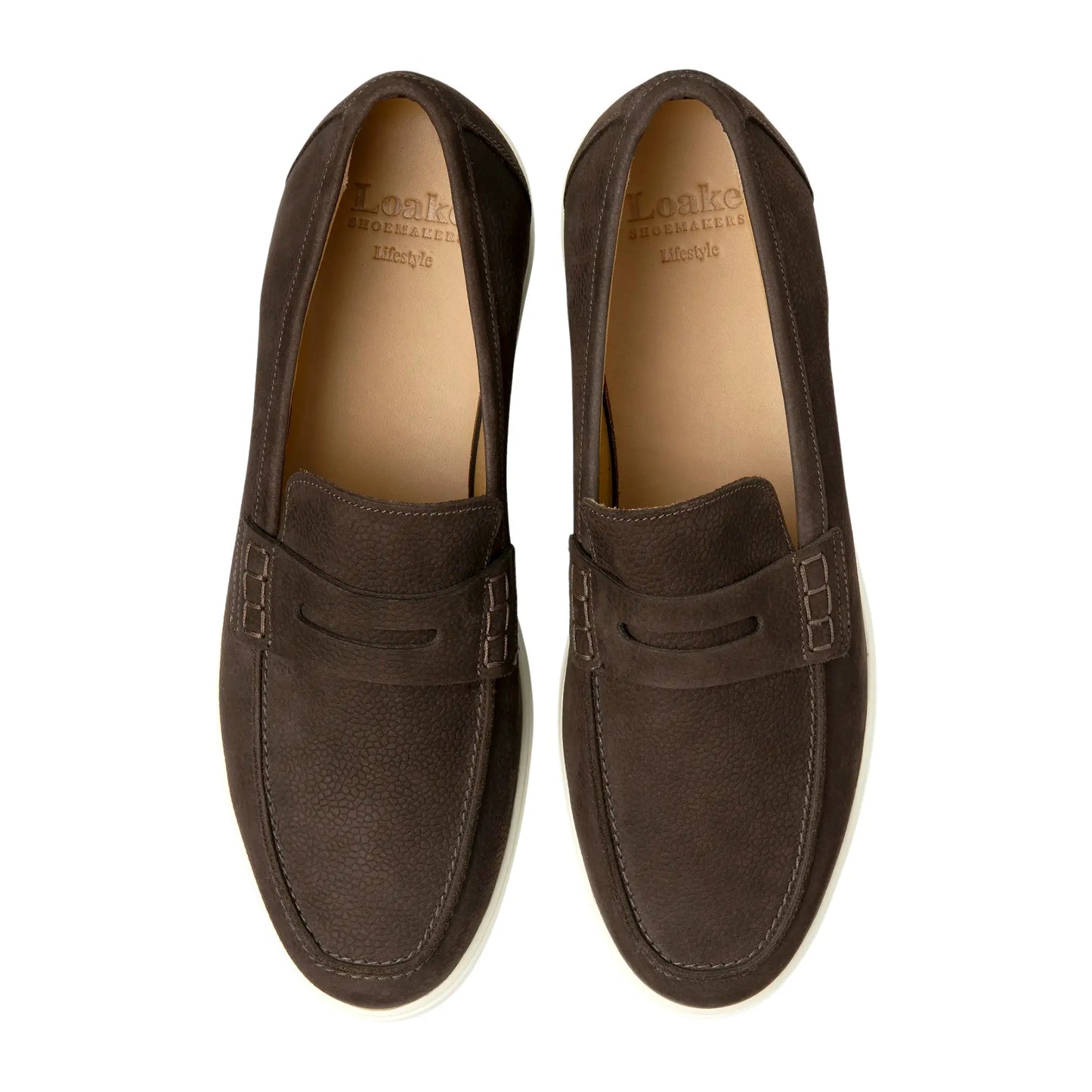 Buy Loake Como Loafer - Dark Brown | Loafers at Woven Durham