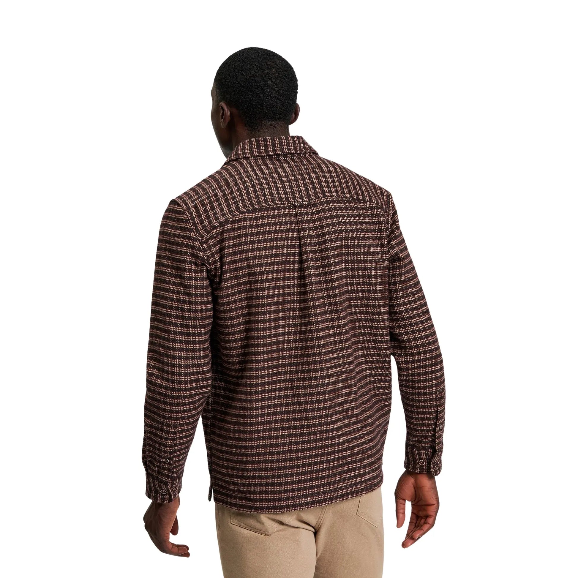 Buy Ben Sherman Cotton Overshirt - Dark Brown | Harrington Jacketss at Woven Durham