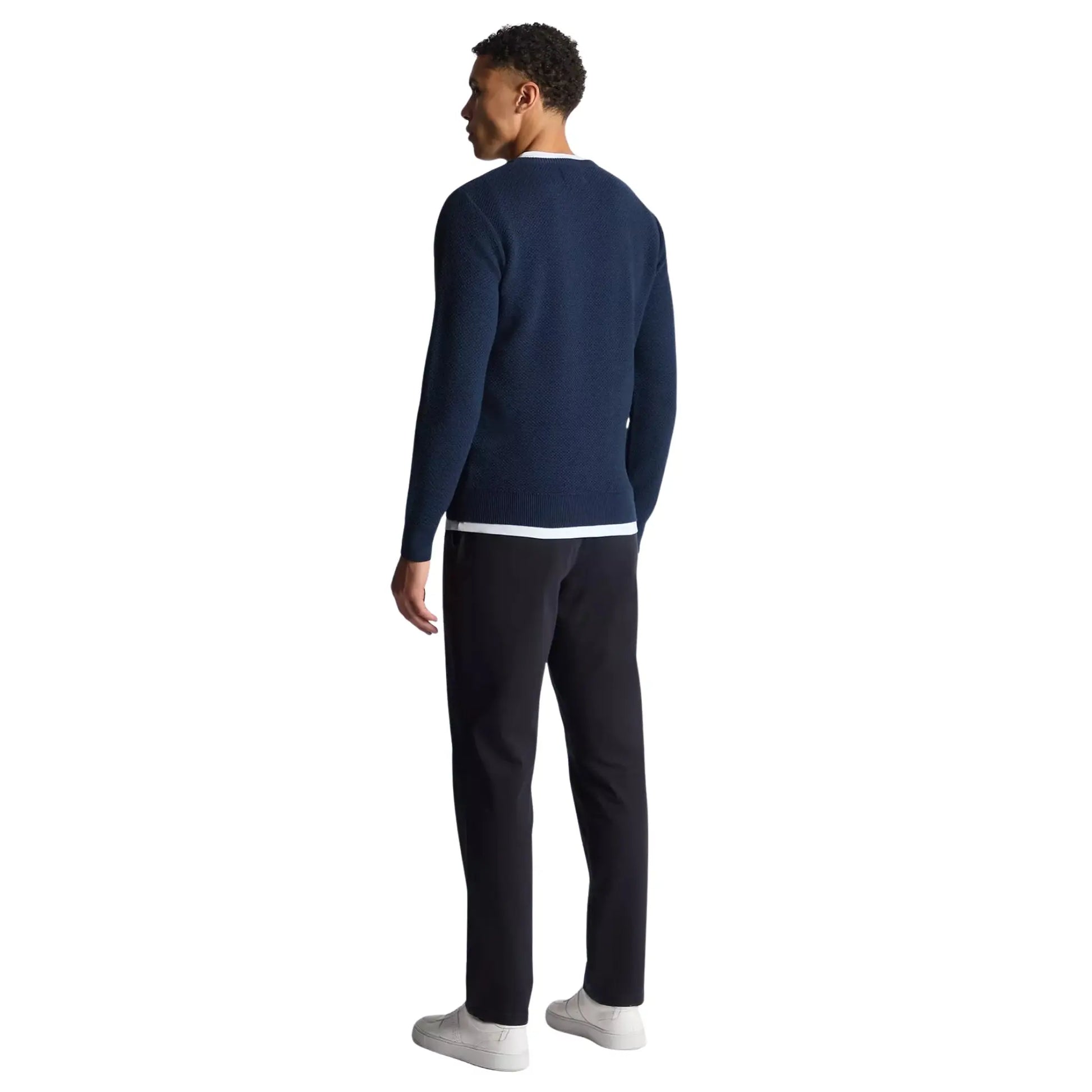 Buy Remus Uomo Crew Neck Jumper - Dark Blue | Crew-Neck Jumperss at Woven Durham