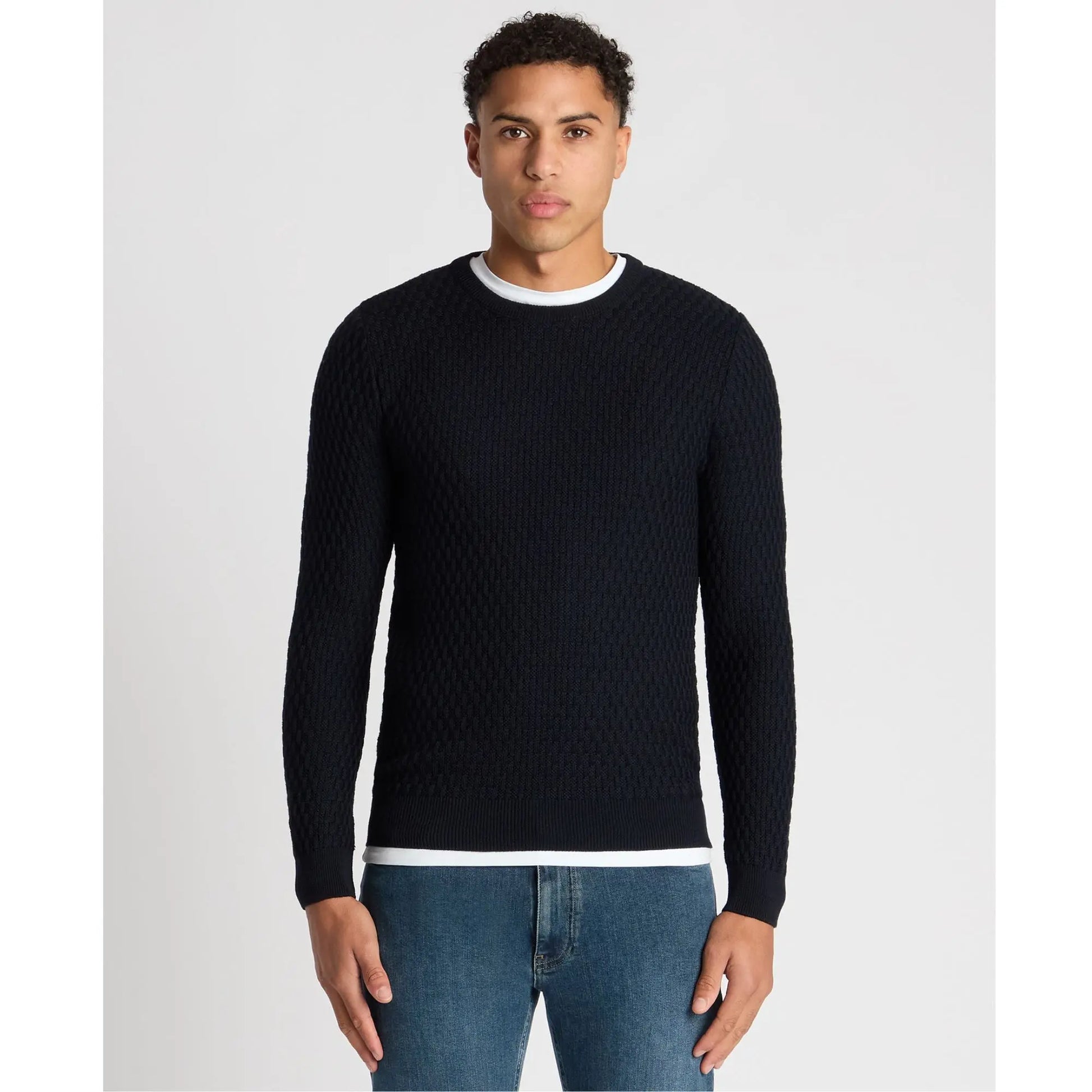 Buy Remus Uomo Crew Neck Jumper - Navy | Crew-Neck Jumperss at Woven Durham