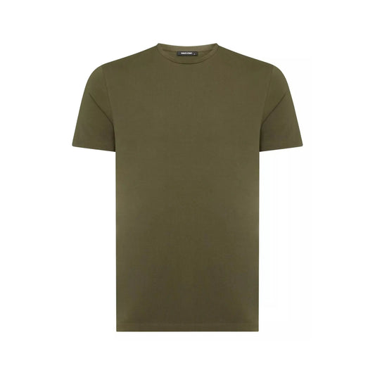 Buy Remus Uomo Crew Neck Stretch T-Shirt - Dark Green | T-Shirtss at Woven Durham
