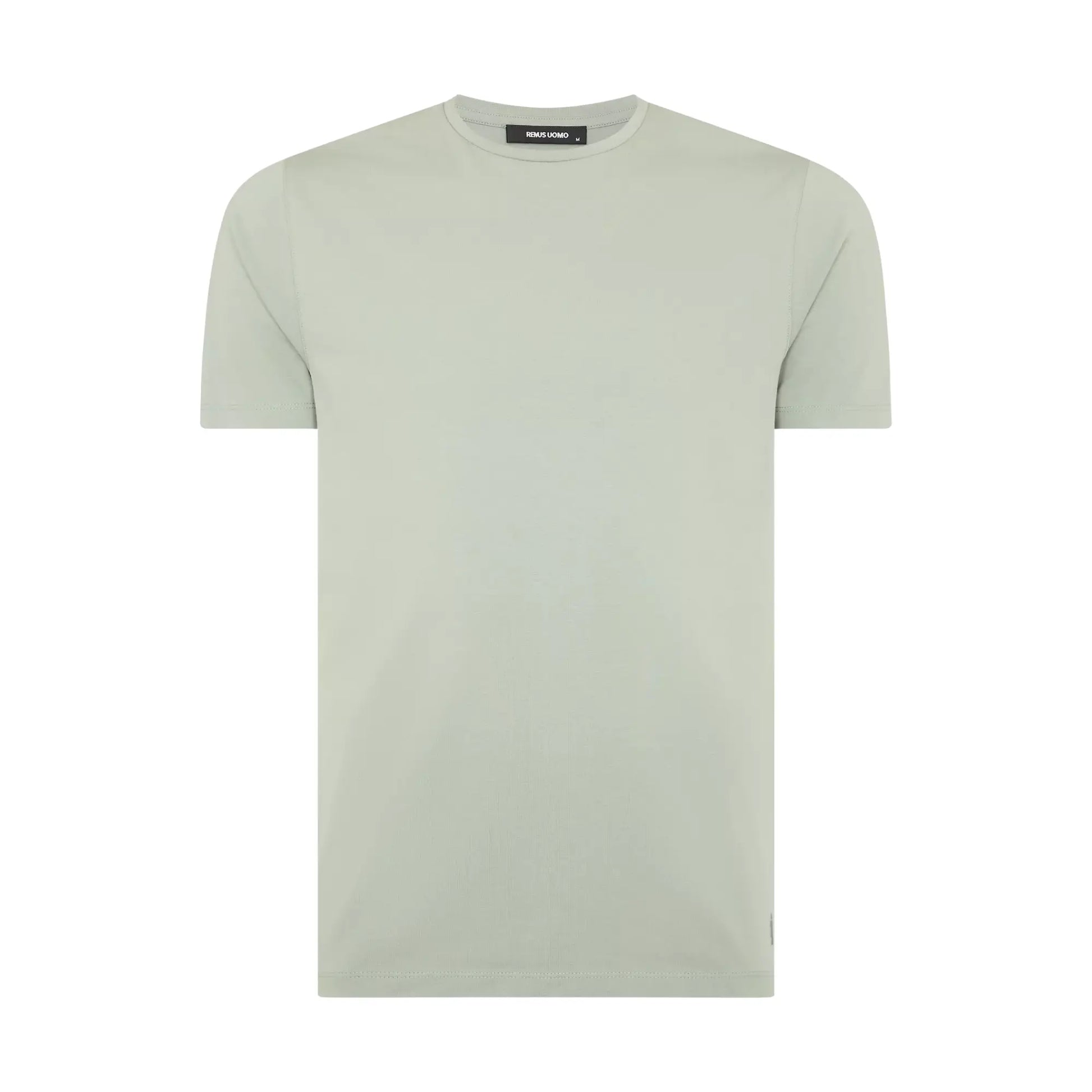 Buy Remus Uomo Crew Neck Stretch T-Shirt - Green | T-Shirtss at Woven Durham