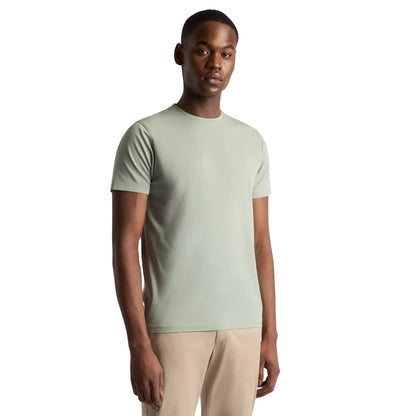 Buy Remus Uomo Crew Neck Stretch T-Shirt - Green | T-Shirtss at Woven Durham