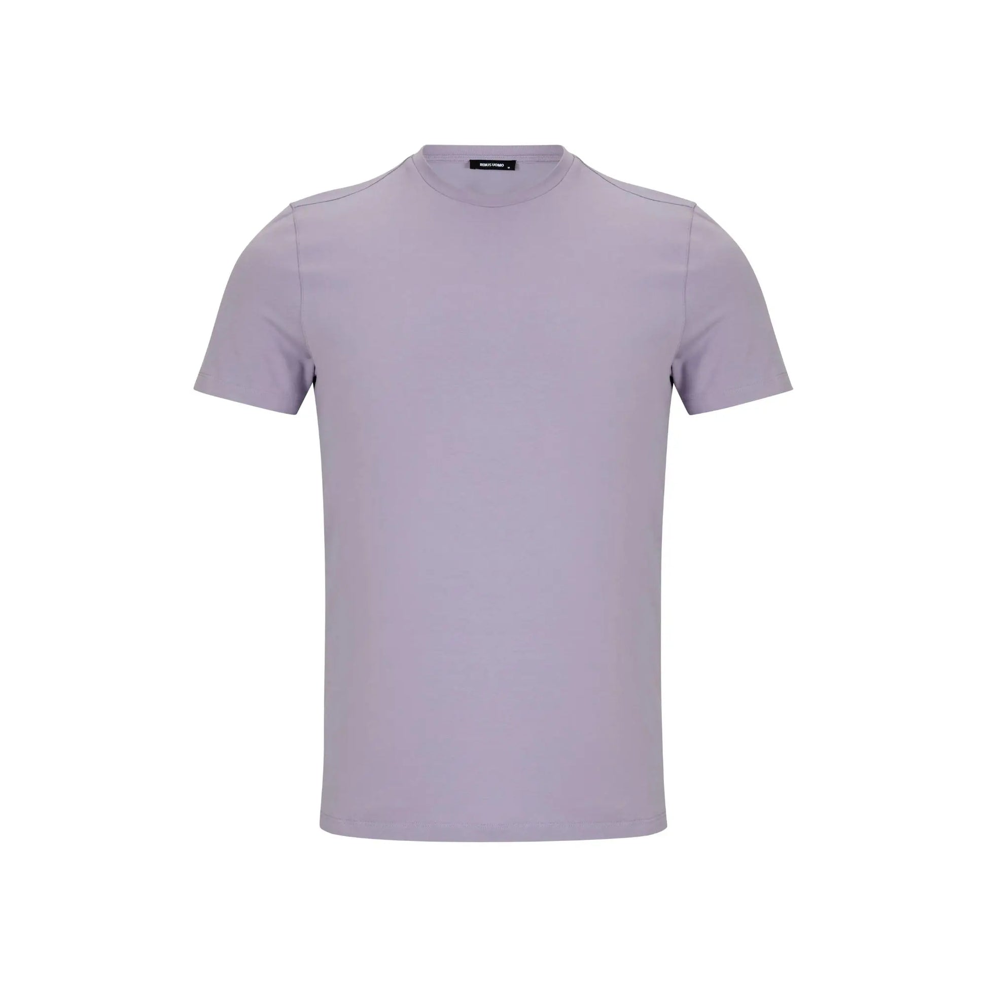 Buy Remus Uomo Crew Neck Stretch T-Shirt - Purple | T-Shirtss at Woven Durham
