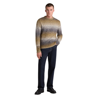 Buy Remus Uomo Crew Neck Wool Blend Grey Sweater | Crew-Neck Jumperss at Woven Durham