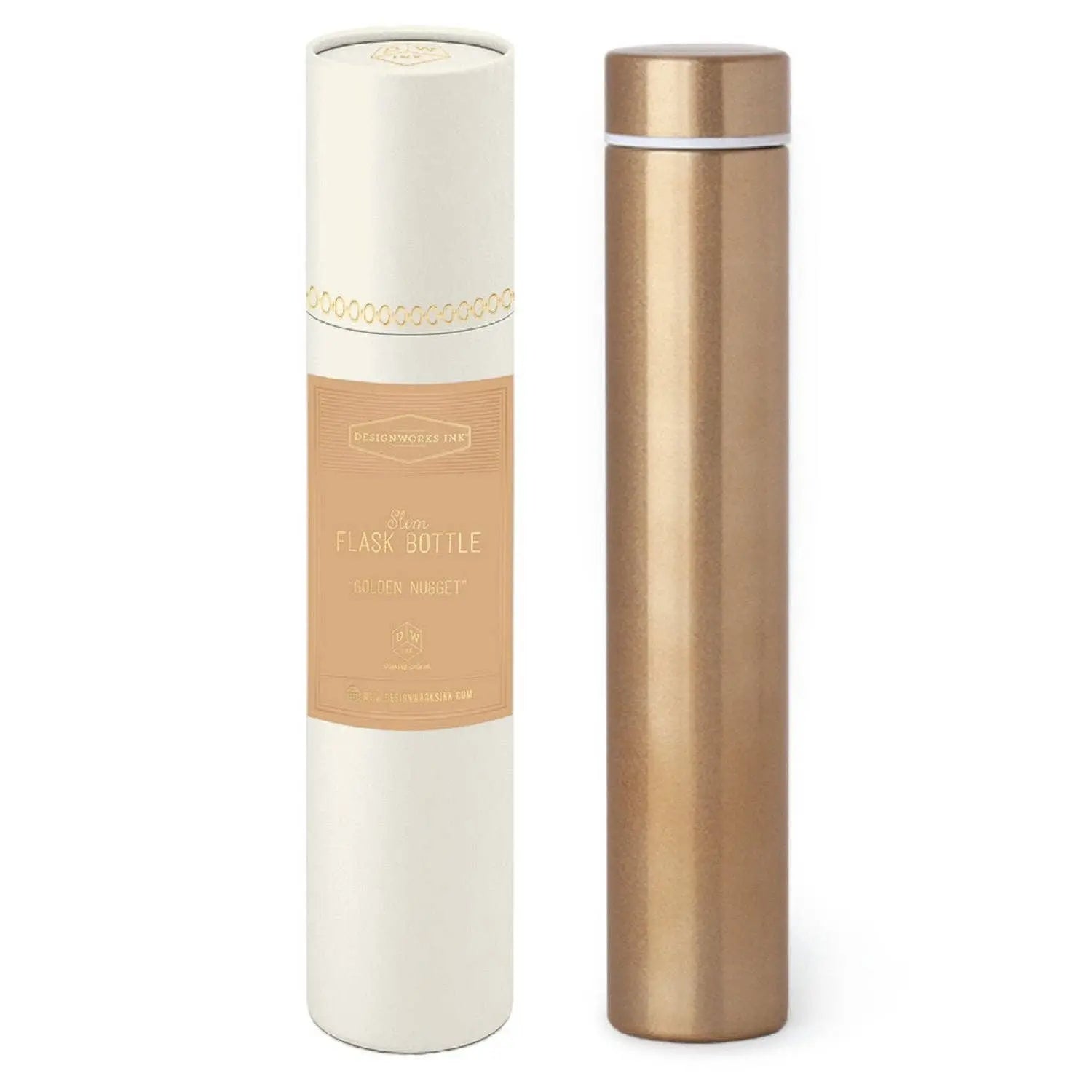 Buy Designworks Collective Designworks Ink Slim Flask Bottle - Gold | s at Woven Durham