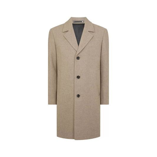 Buy Remus Uomo Dylan Overcoat - Taupe | Overcoatss at Woven Durham
