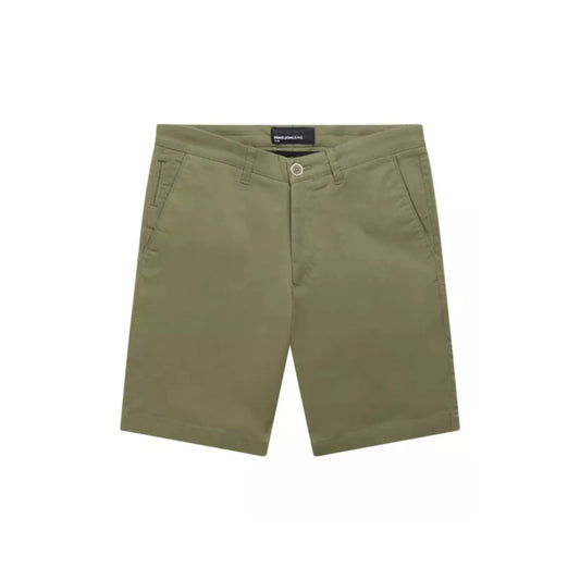Buy Remus Uomo Emilio Tailored Chino Shorts -Green | Shortss at Woven Durham