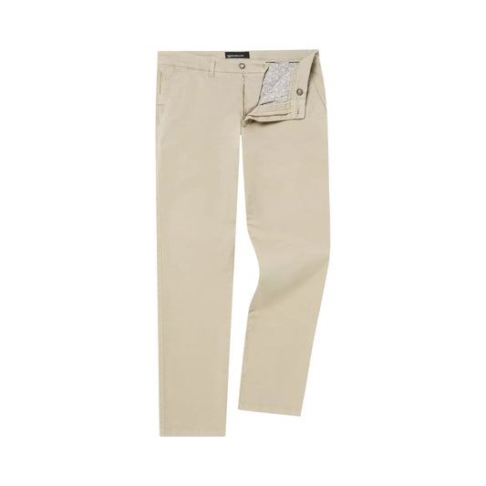 Buy Remus Uomo Emilio Tailored Chinos - Stone | Chinoss at Woven Durham