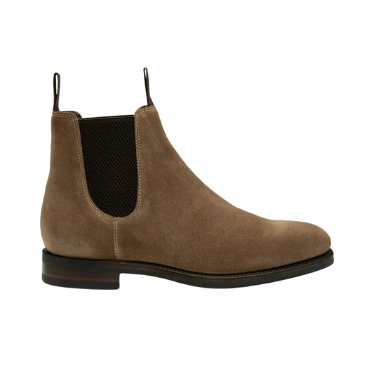 Buy Loake Emsworth Suede Chelsea Boot - Flint Suede | Chelsea Bootss at Woven Durham