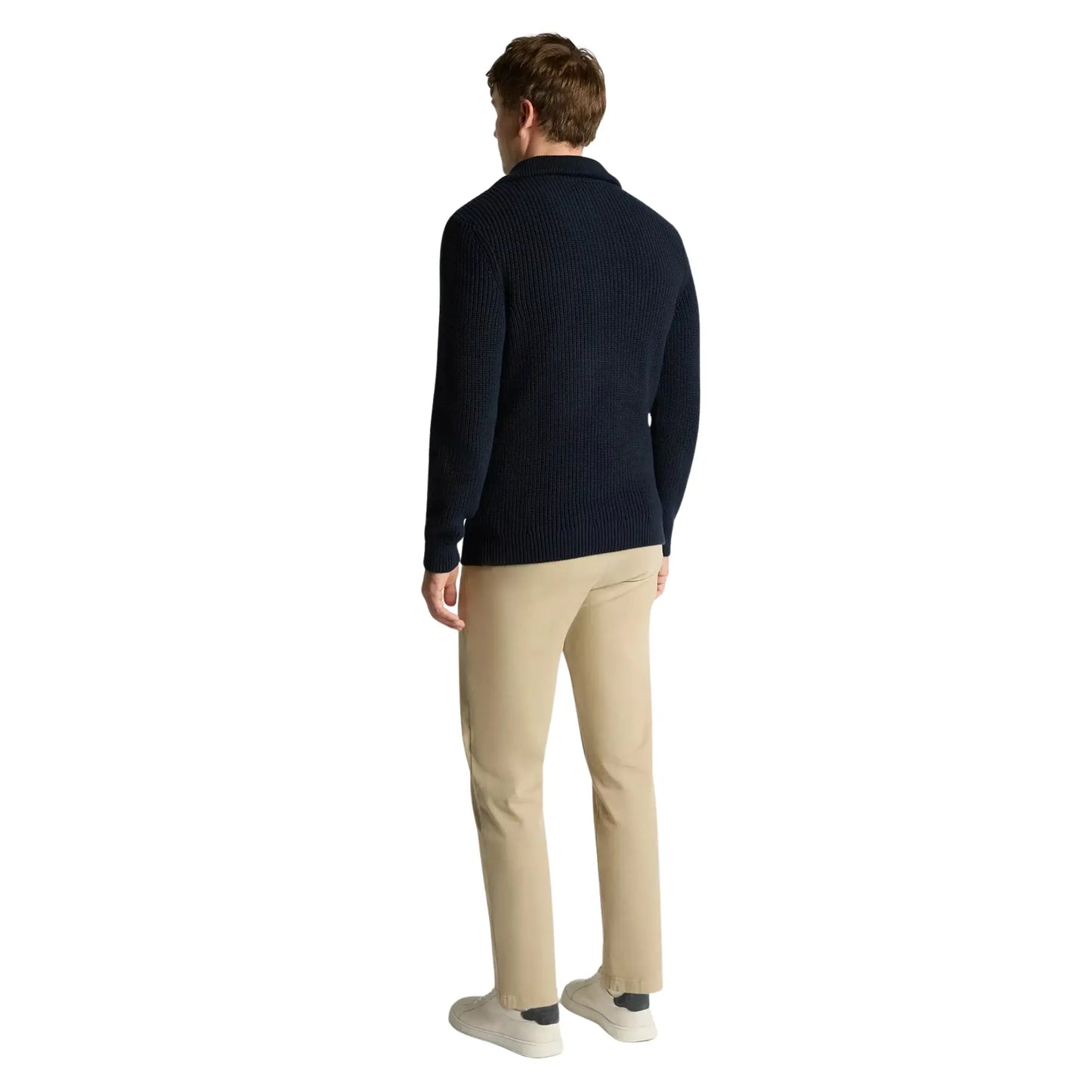 Buy Remus Uomo Funnel Neck Sweater - Navy | Crew-Neck Jumperss at Woven Durham