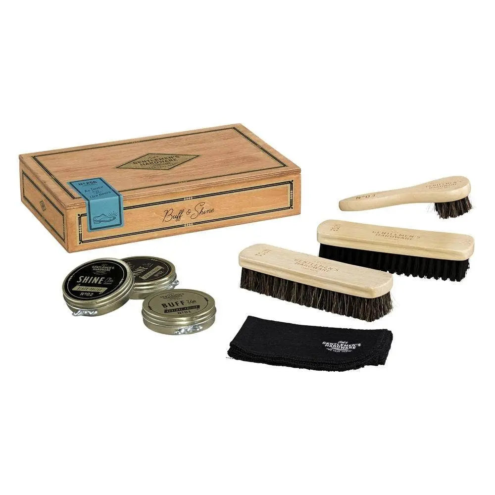 Buy Designworks Collective Gentlemen's Hardware Shoe Shine Cigar Box | s at Woven Durham