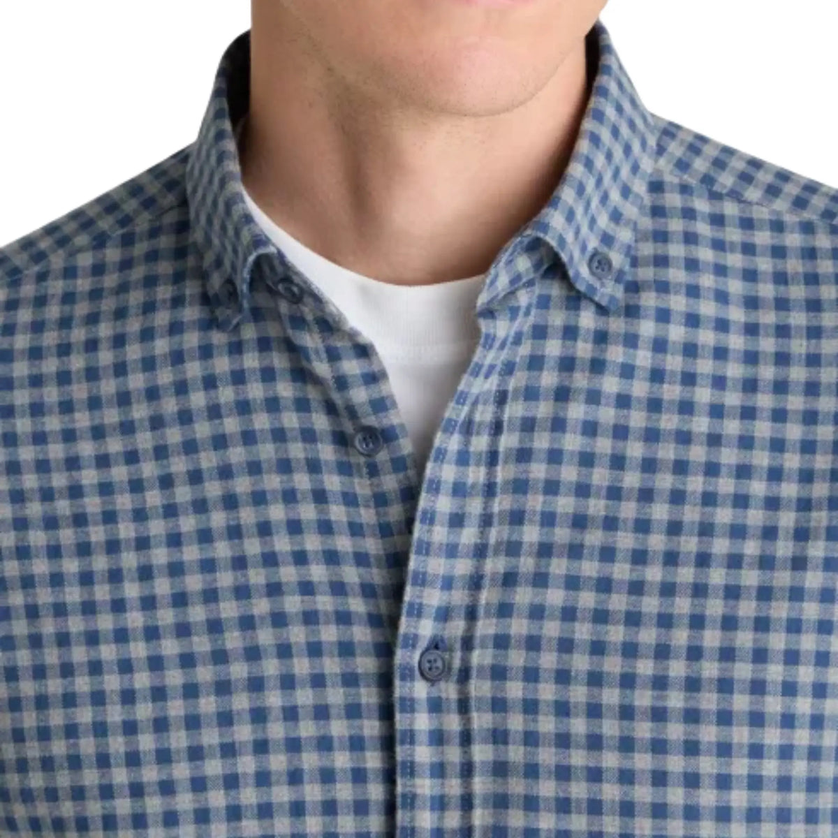 Buy Remus Uomo Gingham Check Grey & Blue Shirt | Overshirtss at Woven Durham