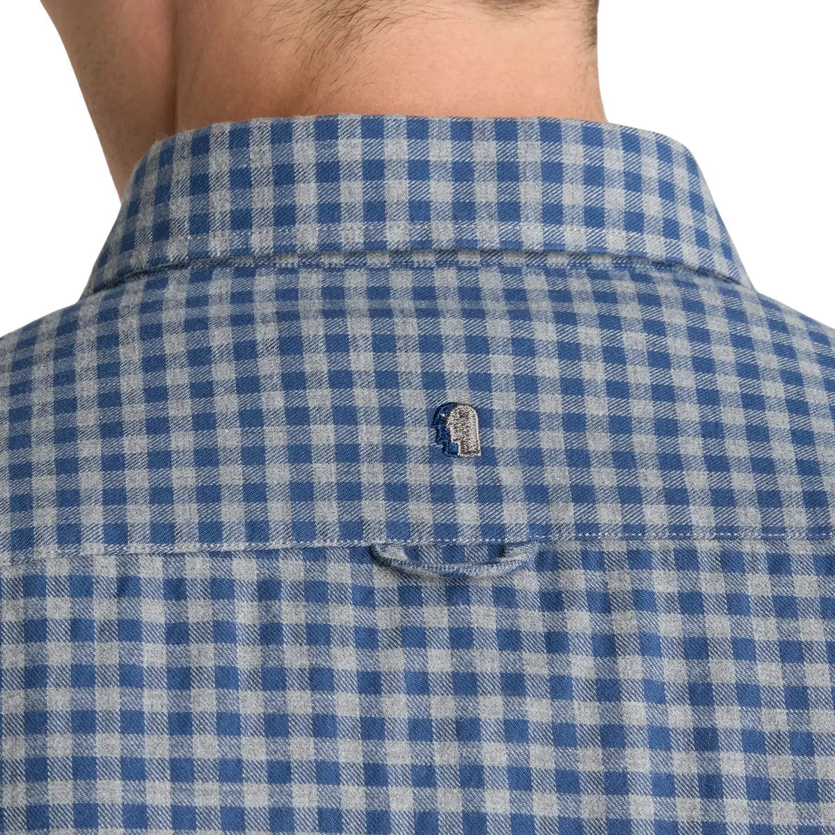 Buy Remus Uomo Gingham Check Grey & Blue Shirt | Overshirtss at Woven Durham