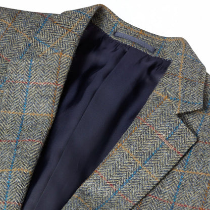 Buy Douglas & Grahame Grey Windowpane Check Cotswold Blazer | Overcoatss at Woven Durham