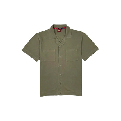 Buy Merc London Hale Polo Shirt - Khaki | Short-Sleeved Polo Shirtss at Woven Durham