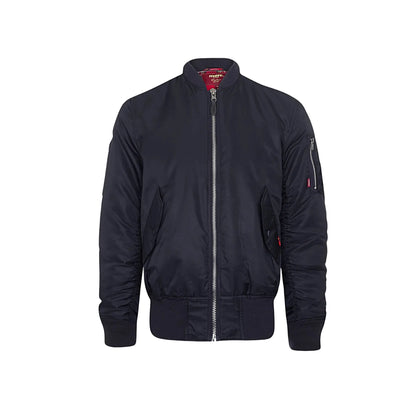 Buy Merc London Hardy Bomber Jacket - Navy | Harrington Jacketss at Woven Durham