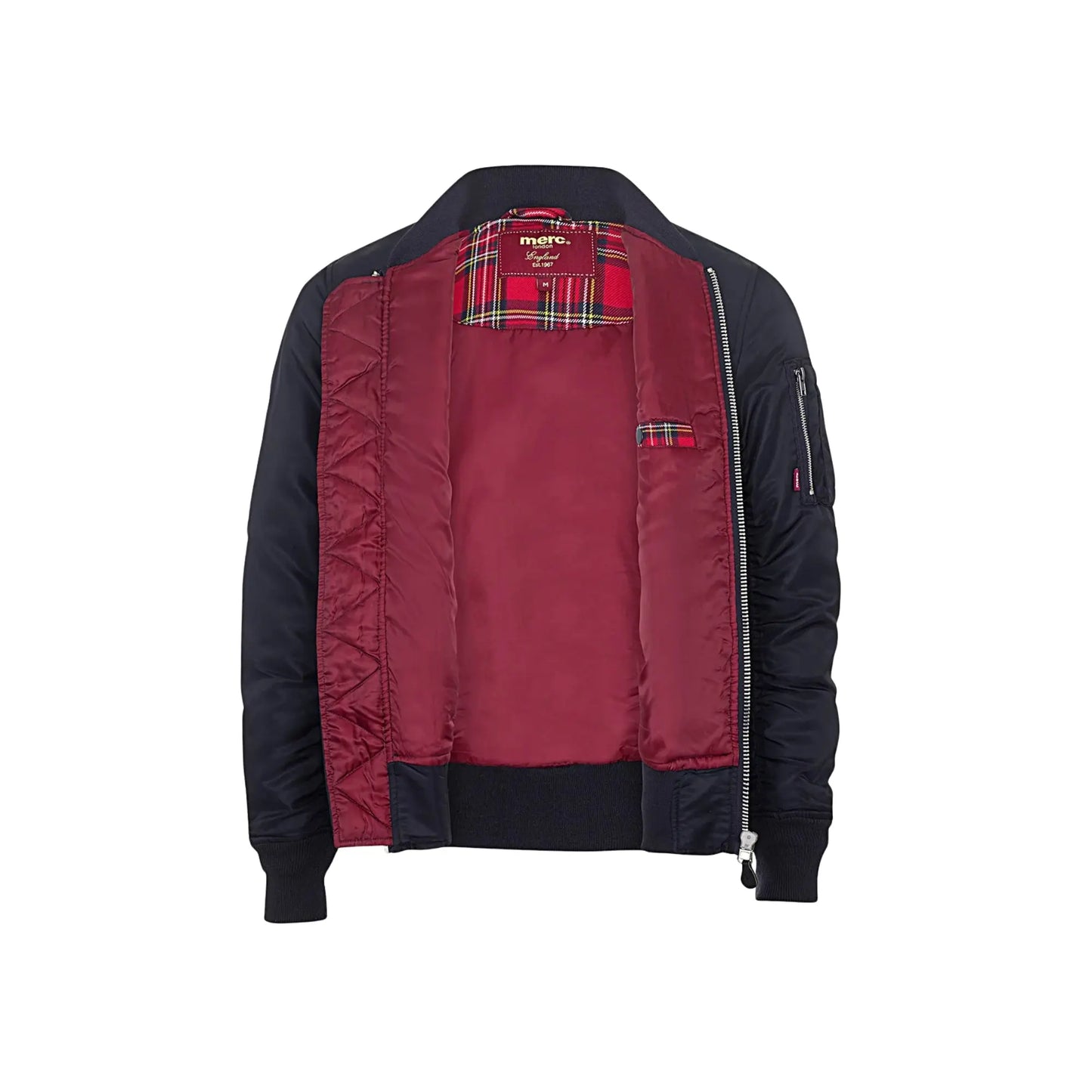 Buy Merc London Hardy Bomber Jacket - Navy | Harrington Jacketss at Woven Durham
