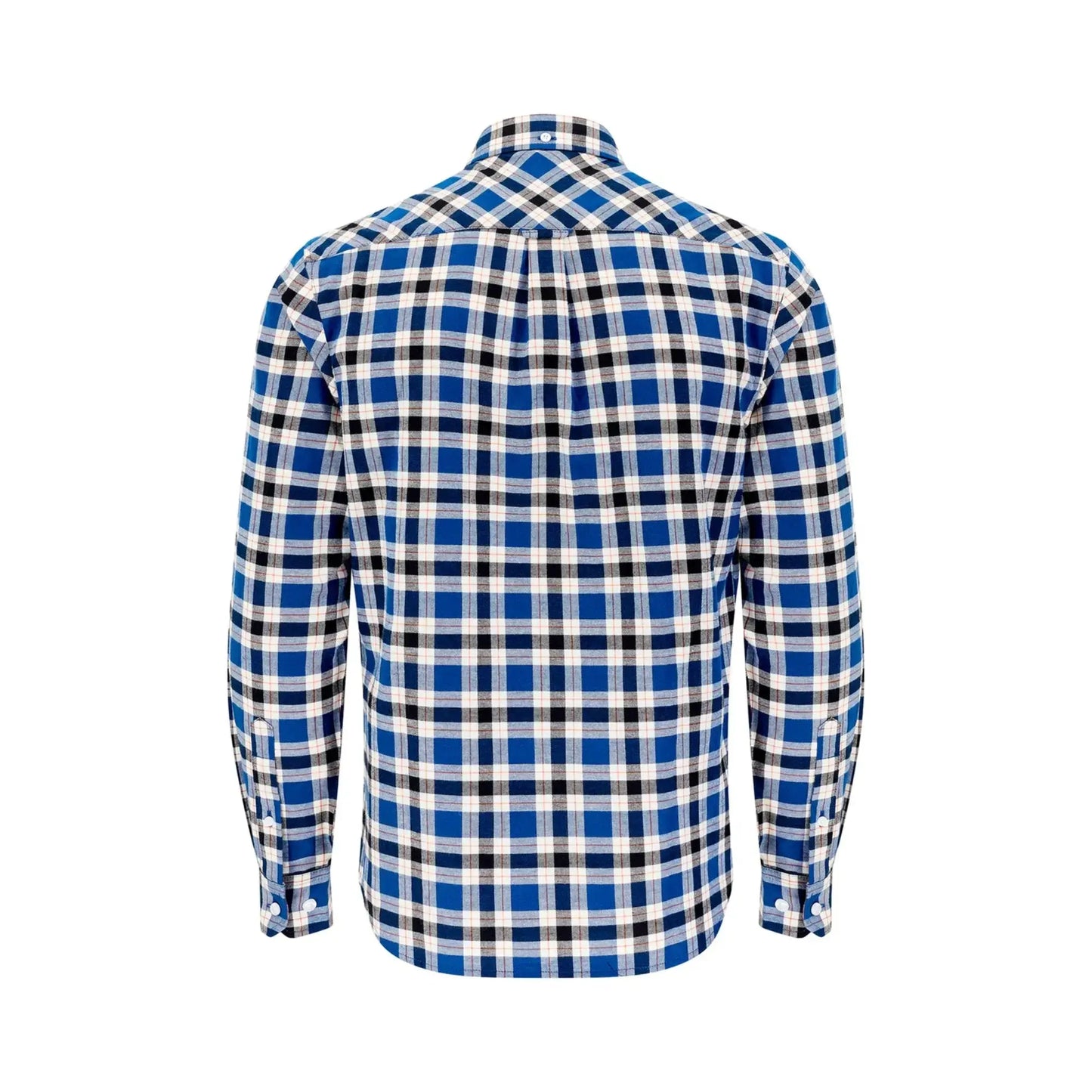 Buy Merc London Hawtrey Check Long-Sleeve Shirt - Navy | Long-Sleeved Shirtss at Woven Durham