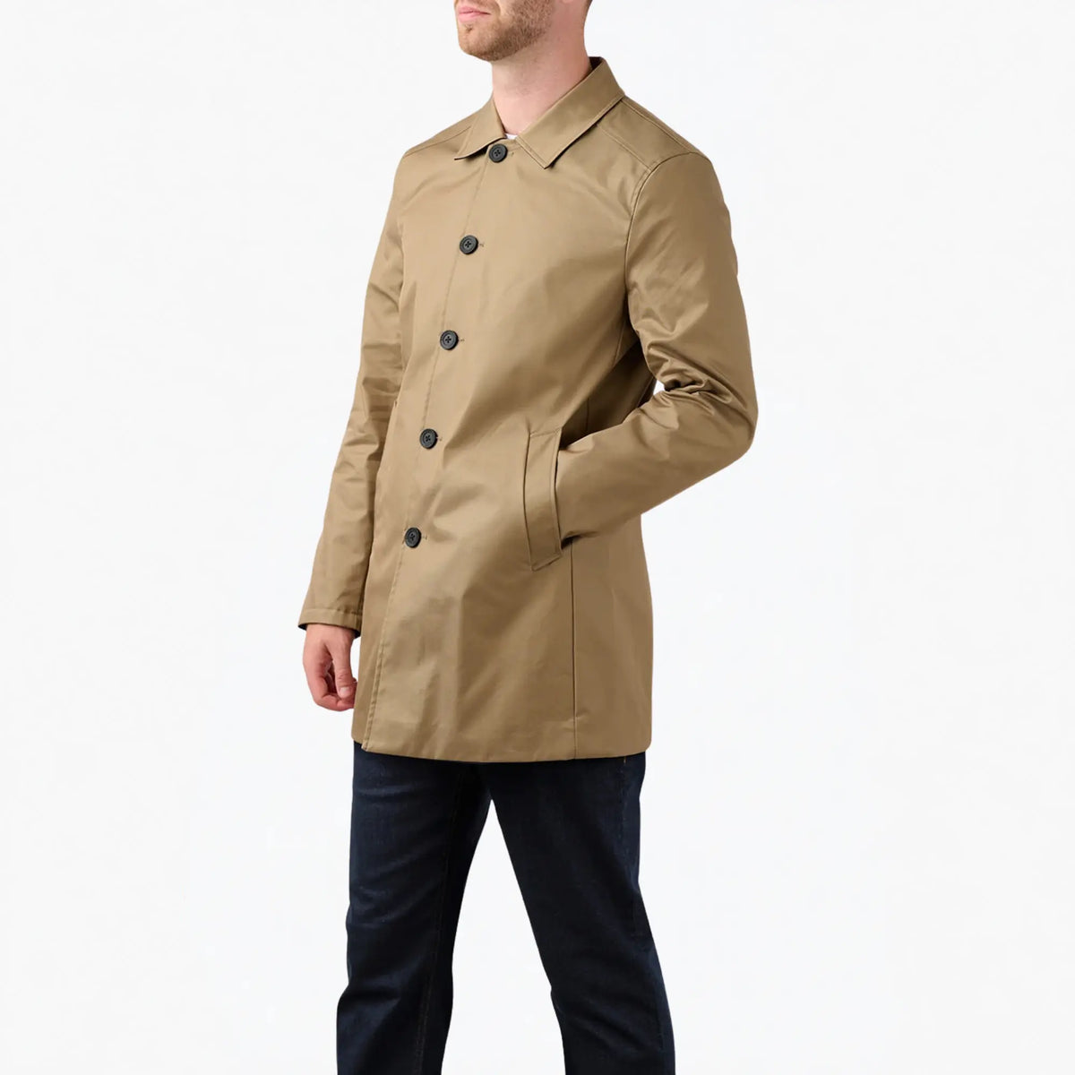 Buy Guards London Honey/Navy Montague Reversible Mac | Mac's & Trench Coatss at Woven Durham