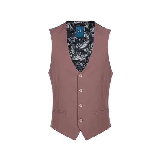 Buy Spin Jaden Suit Waistcoat - Pink | Suit Waistcoatss at Woven Durham
