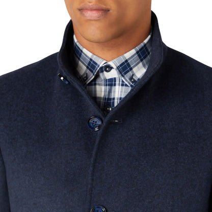 Buy Remus Uomo Jonah Tailored Coat - Navy | Overcoatss at Woven Durham