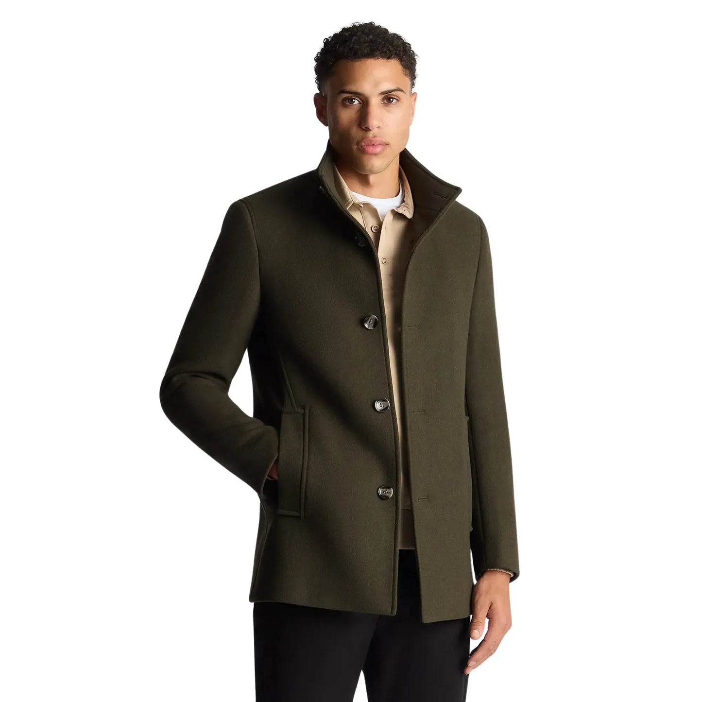 Buy Remus Uomo Jonah Tailored Coat - Green | Overcoatss at Woven Durham