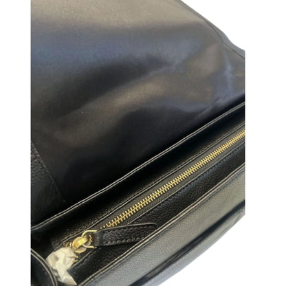 Buy Gabicci Vintage Leather Laptop Bag - Black | Laptop Bags at Woven Durham