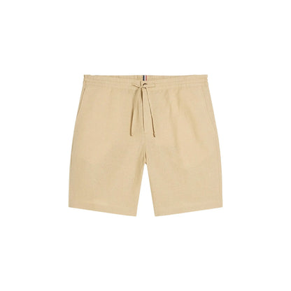 Buy Ben Sherman Linen Blend Draw String Short - Stone | Shortss at Woven Durham