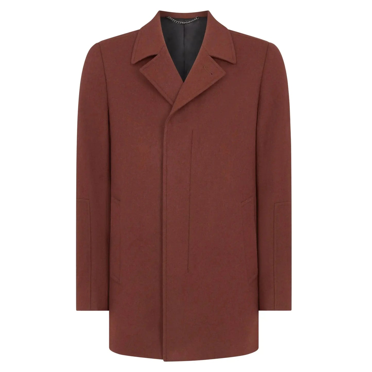 Buy Remus Uomo Lochlan Overcoat - Red | Overcoatss at Woven Durham